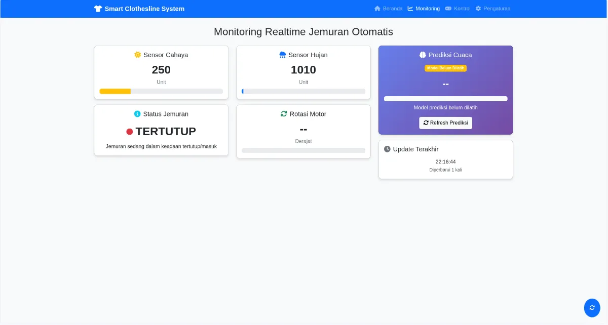 Automatic Clothes Drying System IoT